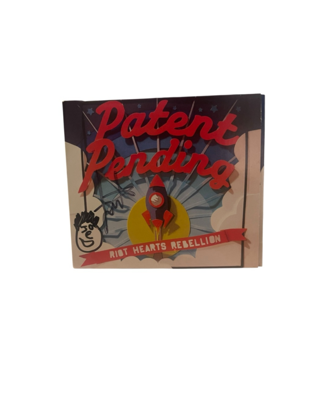 Autographed signed Patent Pending Riot Hearts Rebellion CD